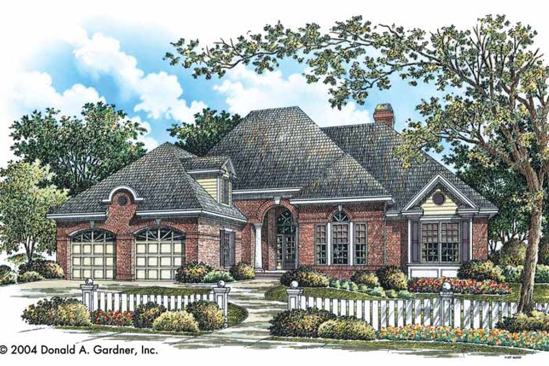 Architectural House Design - Traditional Exterior - Front Elevation Plan #929-744