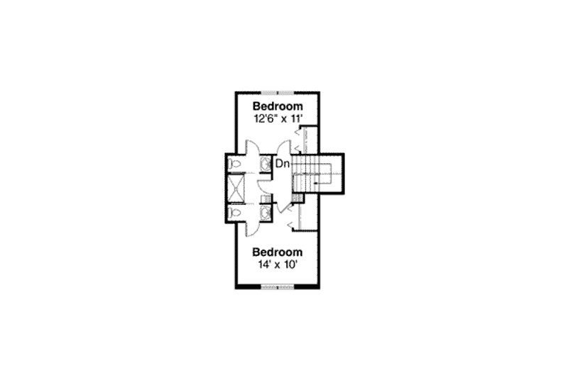 Home Plan - Floor Plan - Upper Floor for European House Plan #124-363 - 4 bed, 3.5 bath