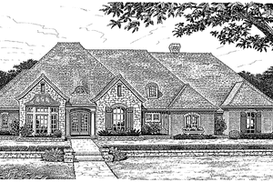 House Plan Design - Exterior - Front Elevation for Country House Plan #310-1168 - 4 bed, 3.5 bath