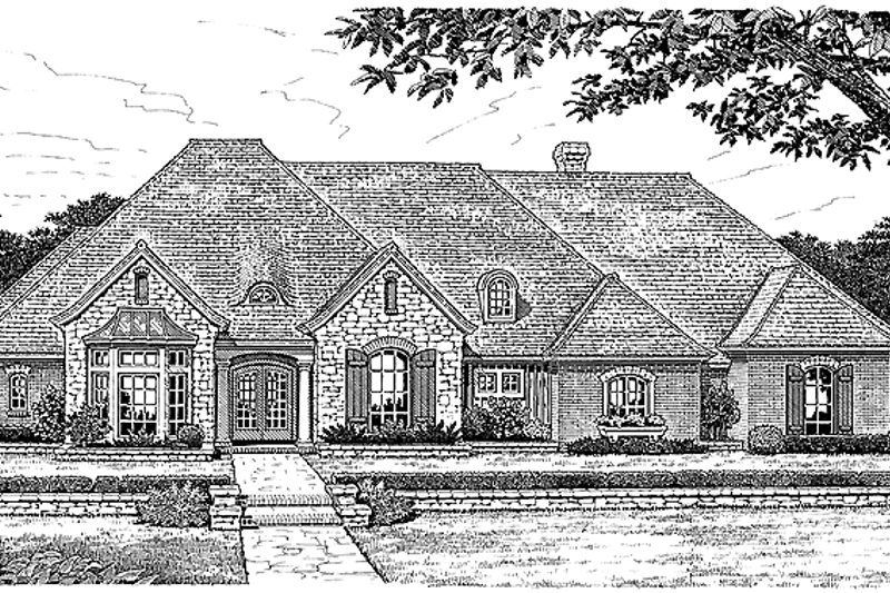 Home Plan - Country Exterior - Front Elevation Plan #310-1168