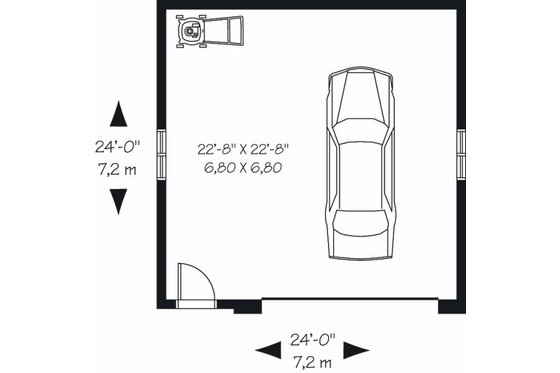 Floor Plan - Main Floor House Plan #23-770, 0 bath