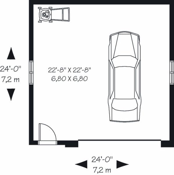 Floor Plan - Main Floor Plan #23-770