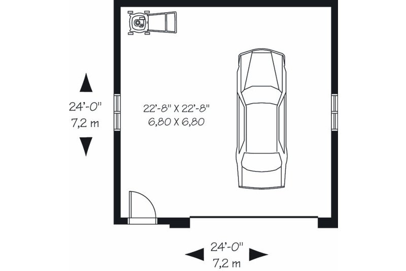Dream House Plan - Floor Plan - Main Floor House Plan #23-770, 0 bath