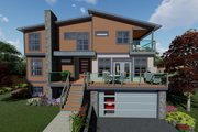Contemporary Style House Plan - 4 Beds 3.5 Baths 2947 Sq/Ft Plan #126-232 