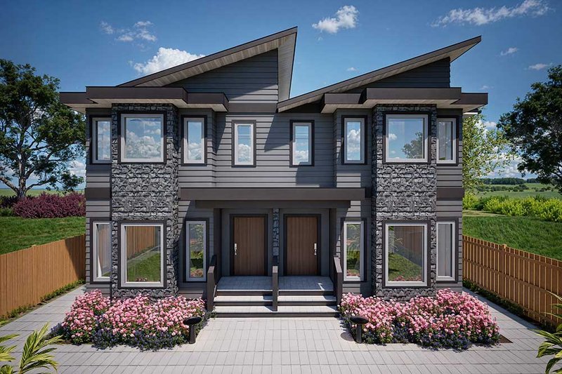 Home Plan - Contemporary Exterior - Front Elevation Plan #1101-32