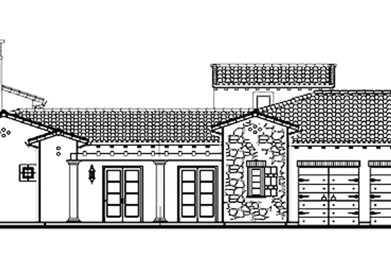 Dream House Plan - Exterior - Other Elevation for Mediterranean House Plan #944-1 - 4 bed, 4.5 bath