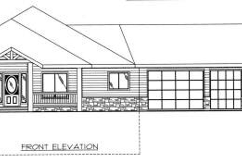 Home Plan - Exterior - Other Elevation for Bungalow House Plan #117-578 - 3 bed, 3 bath