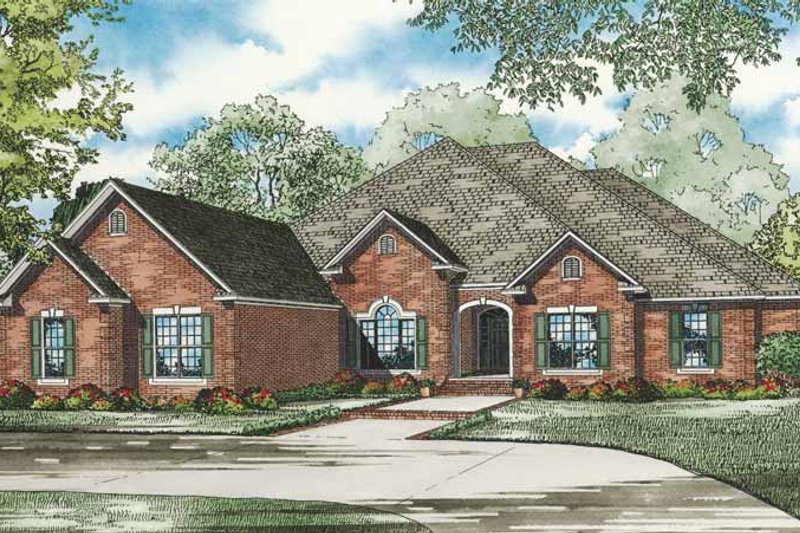 Dream House Plan - Traditional Exterior - Front Elevation Plan #17-3265