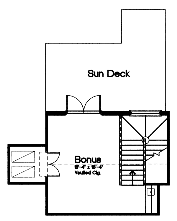 Dream House Plan - Mediterranean Floor Plan - Upper Floor Plan #417-558