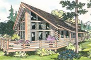 Cabin Style House Plan - 3 Beds 2 Baths 1835 Sq/Ft Plan #124-263 