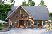 Craftsman Style House Plan - 3 Beds 2 Baths 1702 Sq/Ft Plan #54-557 