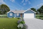 Ranch Style House Plan - 5 Beds 3 Baths 2725 Sq/Ft Plan #1060-36 