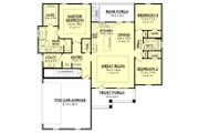 Craftsman Style House Plan - 3 Beds 2 Baths 1657 Sq/Ft Plan #430-149 