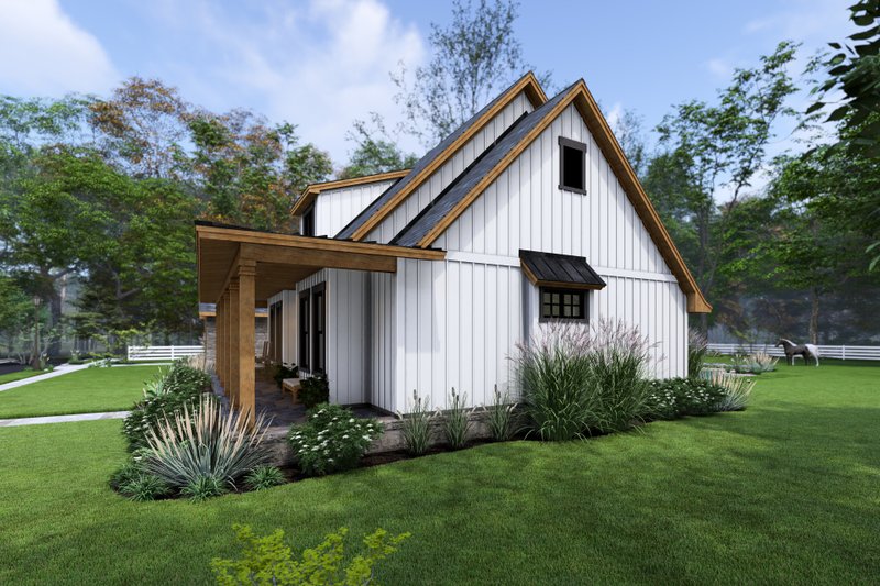 House Design - Exterior - Other Elevation 6 for Cottage House Plan #120-287 - 3 bed, 2.5 bath