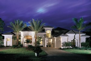 Dream House Plan - Mediterranean Exterior - Front Elevation Plan #930-15