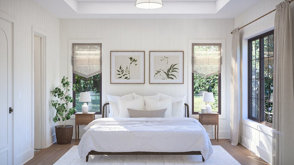Interior - Master Bedroom for Cottage House Plan #455-783 - 3 bed, 3 bath