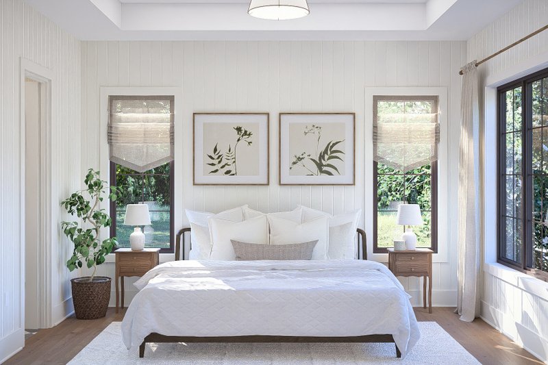 House Plan Design - Interior - Master Bedroom for Cottage House Plan #455-783 - 3 bed, 3 bath