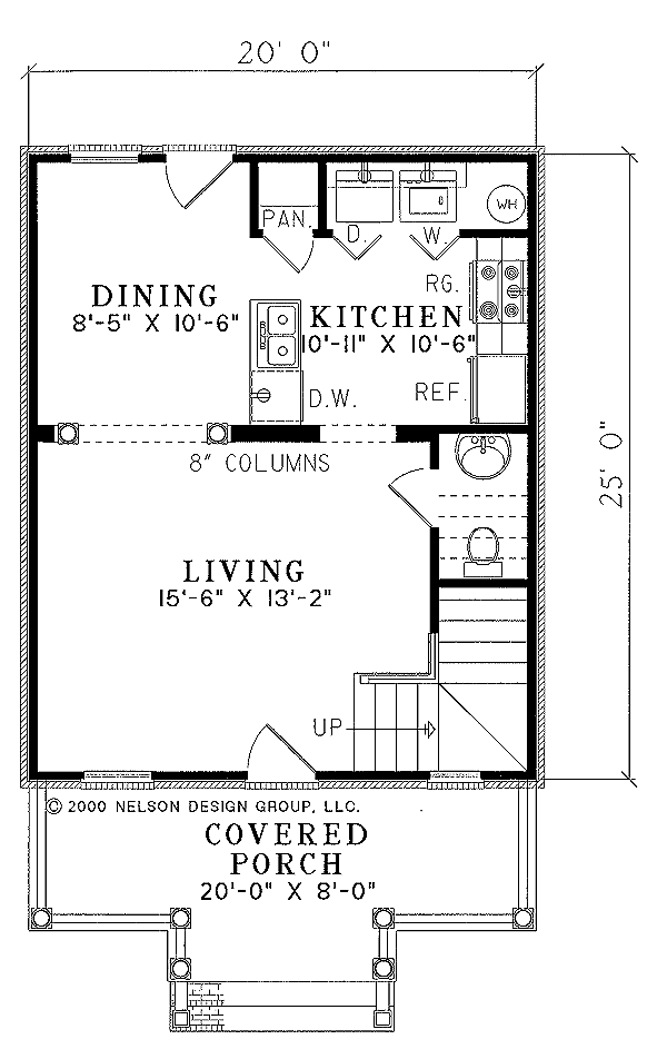 House Plan Design - Traditional Floor Plan - Main Floor Plan #17-2044