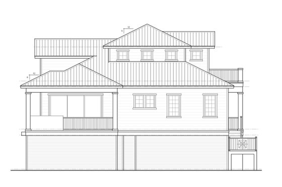 Exterior - Other Elevation for Cottage House Plan #938-155 - 2 bed, 3 bath