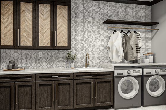 Interior - Laundry 1 for Modern House Plan #455-296 - 3 bed, 2 bath