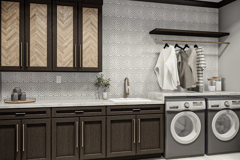 House Design - Interior - Laundry 1 for Modern House Plan #455-296 - 3 bed, 2 bath