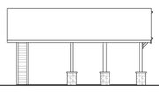 Craftsman Style House Plan - 0 Beds 0 Baths 672 Sq/Ft Plan #124-1226 