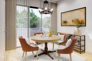 Interior - Dining Room for Farmhouse House Plan #54-546 - 3 bed, 2.5 bath