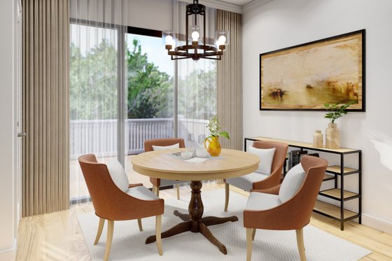 Interior - Dining Room for Farmhouse House Plan #54-546 - 3 bed, 2.5 bath