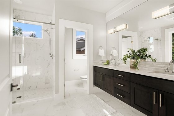 Interior - Master Bathroom 1 for Contemporary House Plan #1066-62 - 4 bed, 3.5 bath