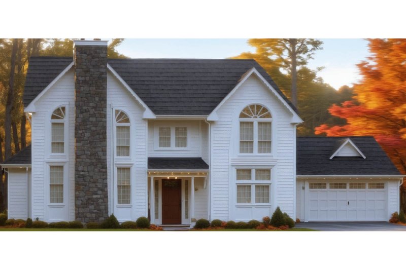 House Blueprint - Traditional Exterior - Front Elevation Plan #3-331