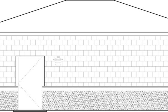 Exterior - Other Elevation for Craftsman House Plan #895-52, 0 bath