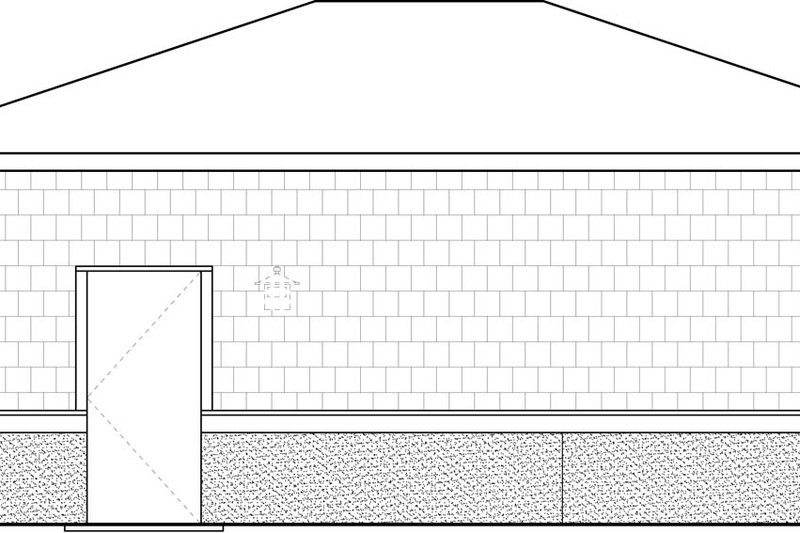 Architectural House Design - Exterior - Other Elevation for Craftsman House Plan #895-52, 0 bath