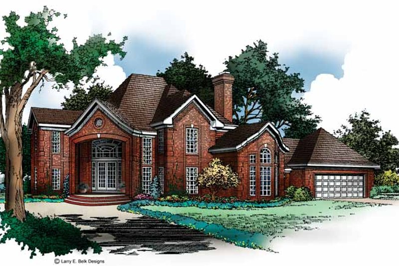 Home Plan - European Exterior - Front Elevation Plan #952-171