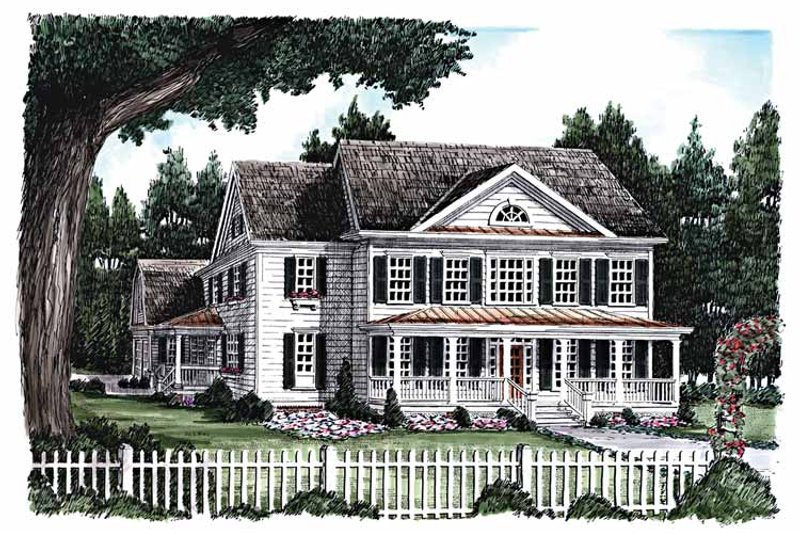 Architectural House Design - Classical Exterior - Front Elevation Plan #927-615
