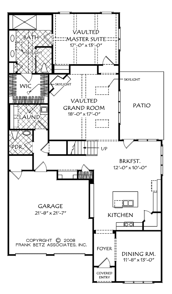 Architectural House Design - European Floor Plan - Main Floor Plan #927-506