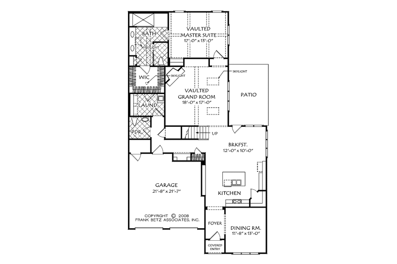 Home Plan - Floor Plan - Main Floor for European House Plan #927-506 - 4 bed, 3.5 bath