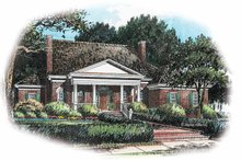 Architectural House Design - Classical Exterior - Front Elevation Plan #429-245