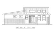 Contemporary Style House Plan - 3 Beds 2 Baths 1672 Sq/Ft Plan #1100-77 