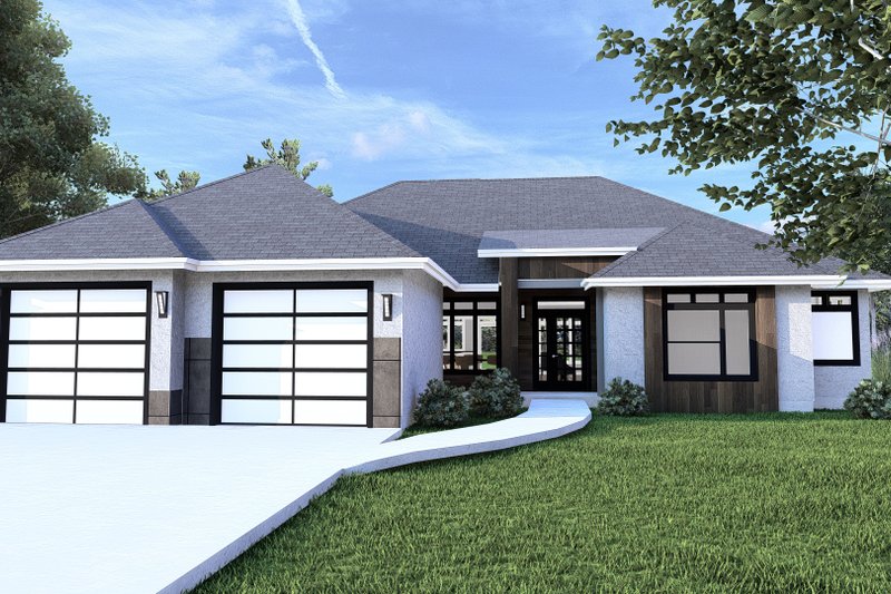 House Plan Design - Photo 4 for Modern House Plan #1109-9 - 4 bed, 3 bath