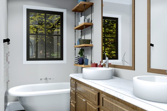 Interior - Master Bathroom 1 for Cottage House Plan #406-9660 - 3 bed, 2 bath
