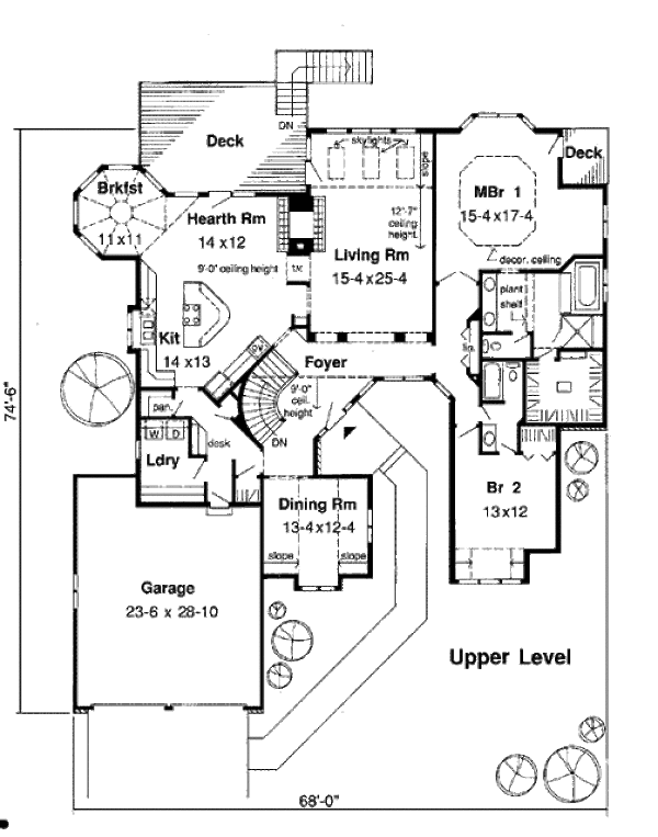 Traditional Floor Plan - Main Floor Plan #312-589
