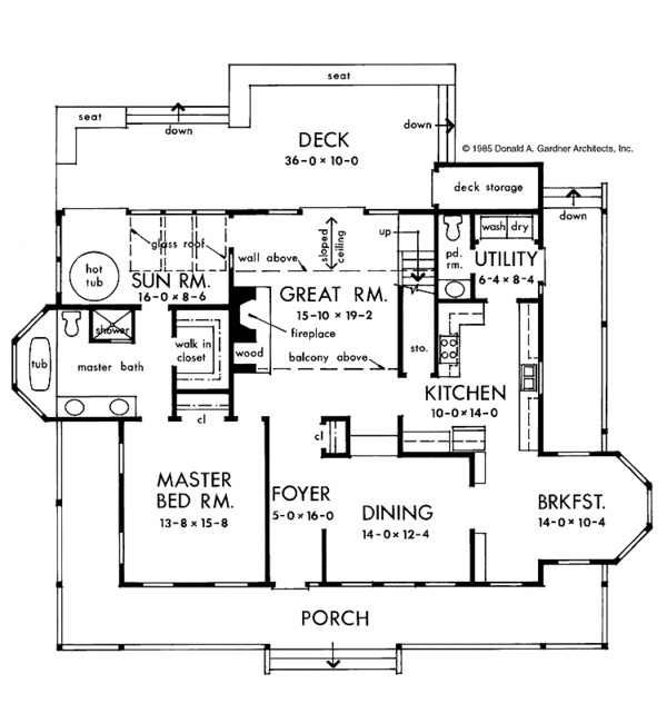 House Plan Design - Country Floor Plan - Main Floor Plan #929-80