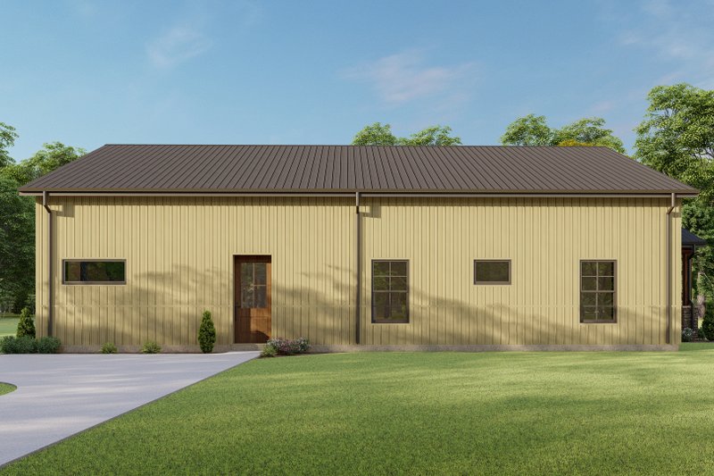Architectural House Design - Exterior - Rear Elevation for Barndominium House Plan #1092-44 - 3 bed, 2.5 bath