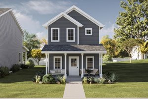 Traditional Exterior - Front Elevation Plan #455-671