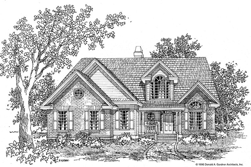 Home Plan - Exterior - Front Elevation 3 for Traditional House Plan #929-384 - 3 bed, 2.5 bath