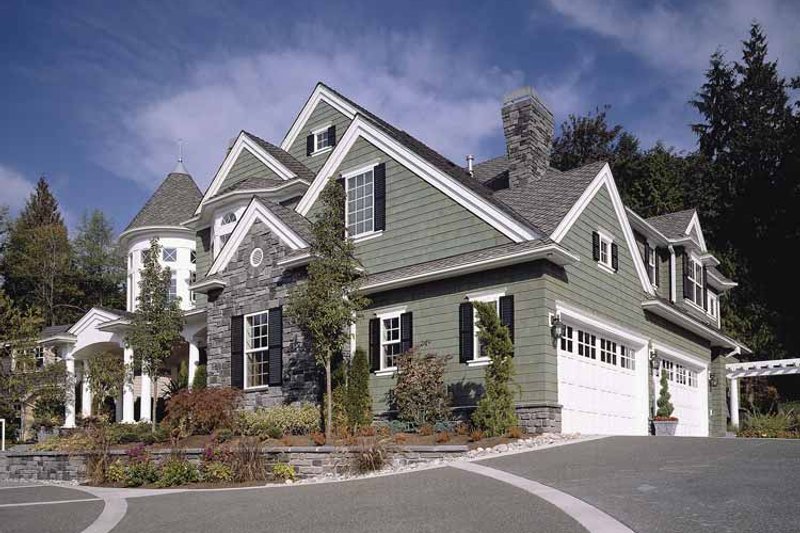 Architectural House Design - Exterior - Front Elevation 6 for Victorian House Plan #132-255 - 4 bed, 4.5 bath
