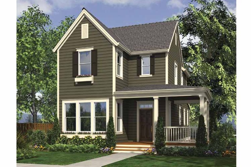 Home Plan - Exterior - Front Elevation 3 for Country House Plan #48-866 - 3 bed, 2.5 bath