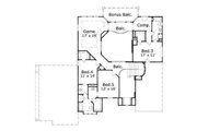 European Style House Plan - 5 Beds 4 Baths 4019 Sq/Ft Plan #411-831 