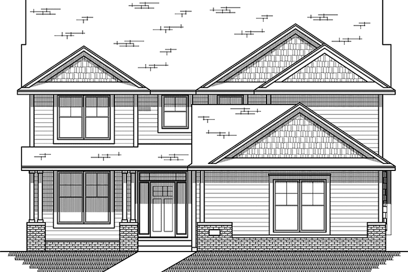 Home Plan - Country Exterior - Front Elevation Plan #981-2