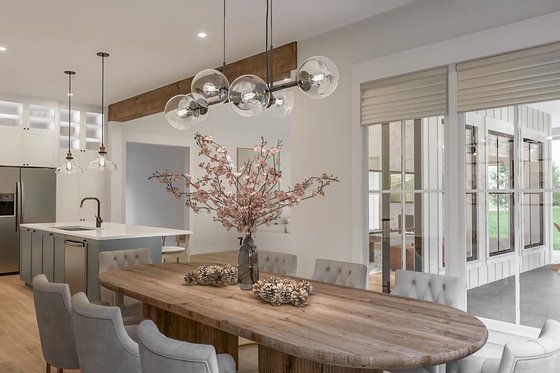 Interior - Dining Room for Farmhouse House Plan #430-336 - 3 bed, 2.5 bath